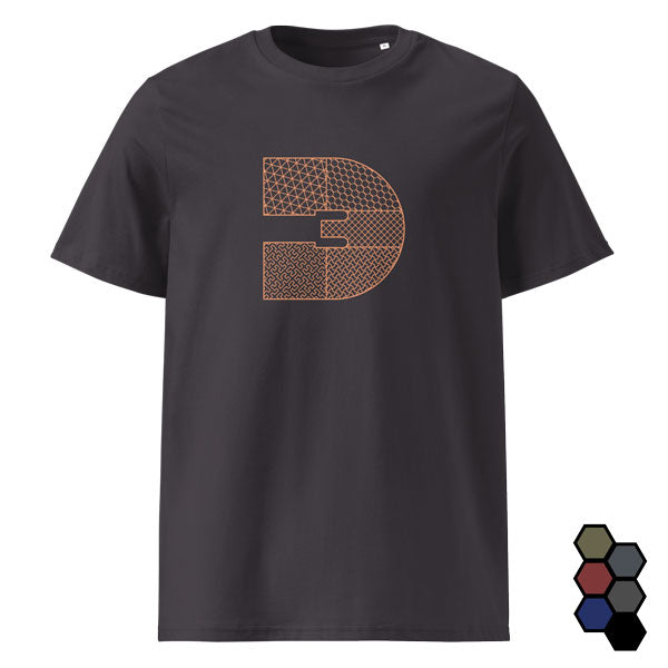 Infilled 3D Rev Logo (Organic cotton t-shirt)