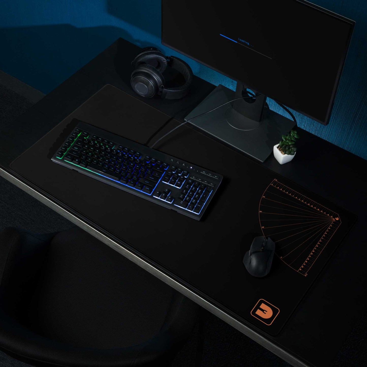 Mouse Pad For Scale (Orange)