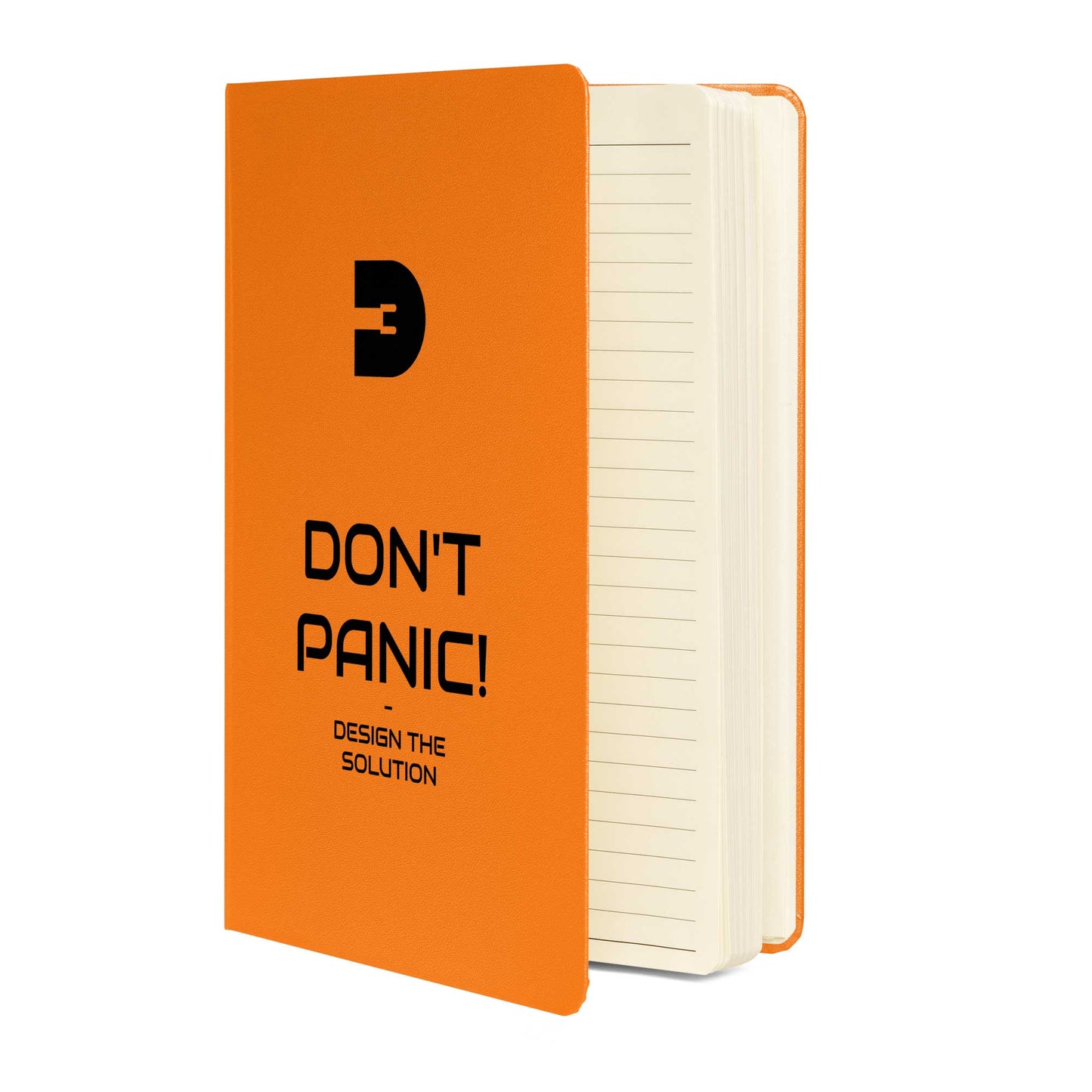 Don't Panic - Orange (Hardcover bound notebook)