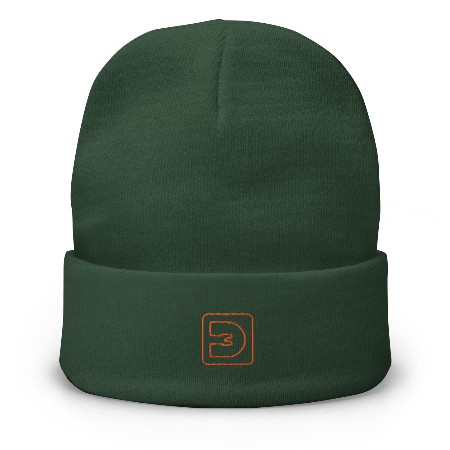 3D Rev Embroidered Beanie
