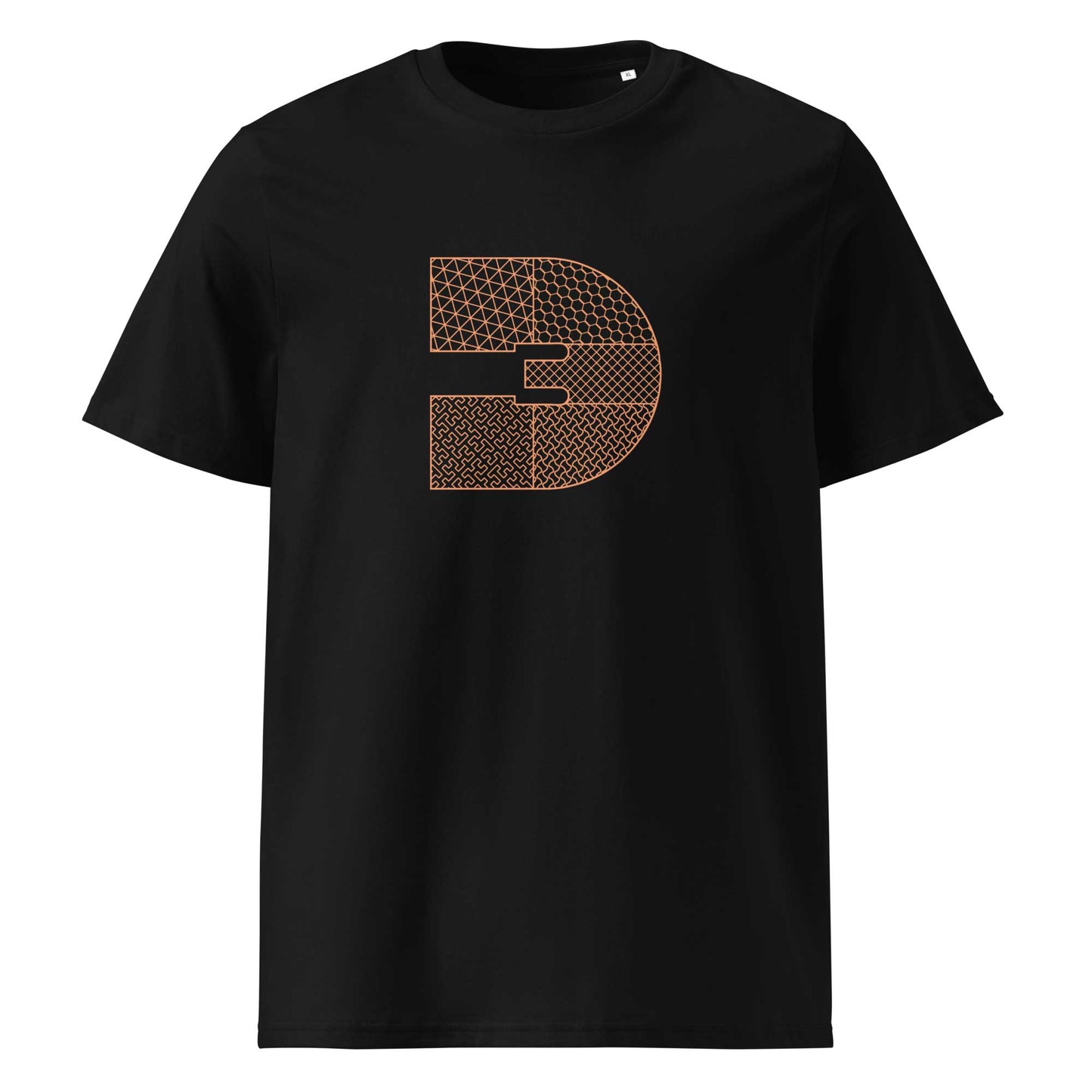 Infilled 3D Rev Logo (Organic cotton t-shirt)