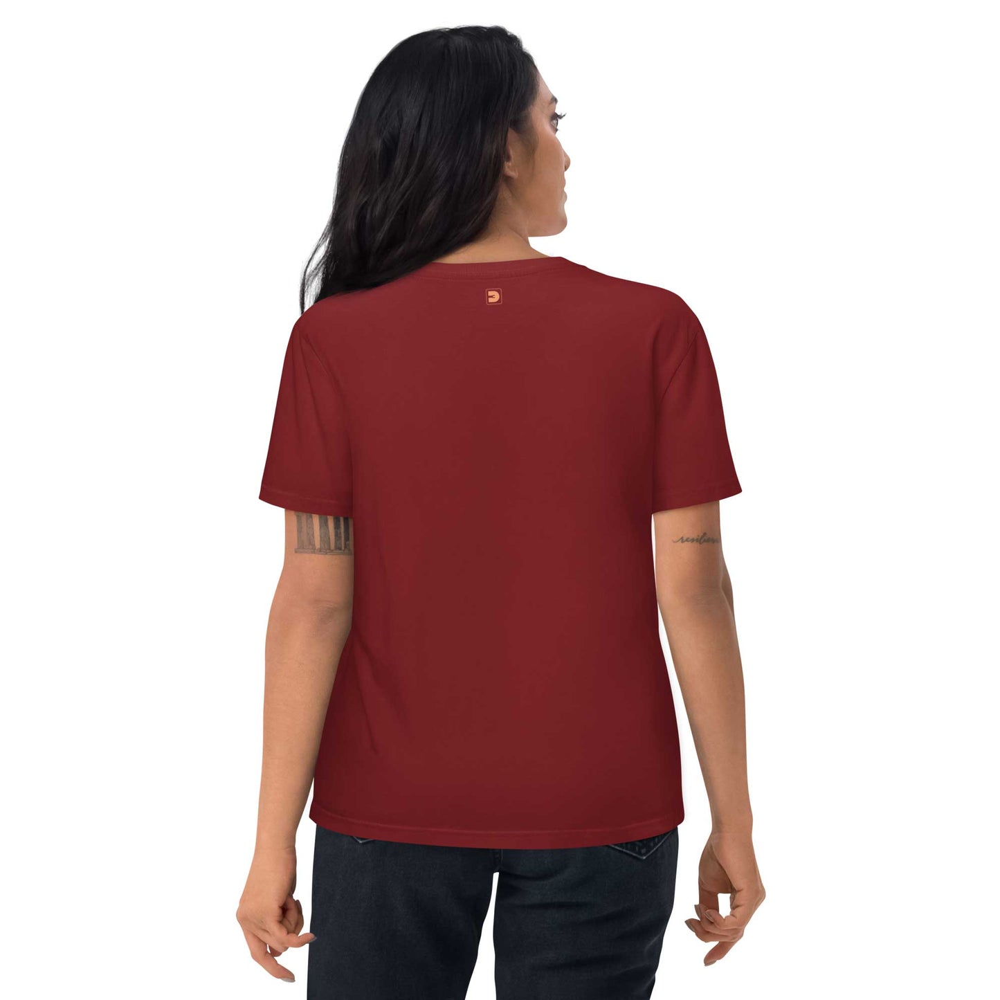 Infilled 3D Rev Logo (Organic cotton t-shirt)