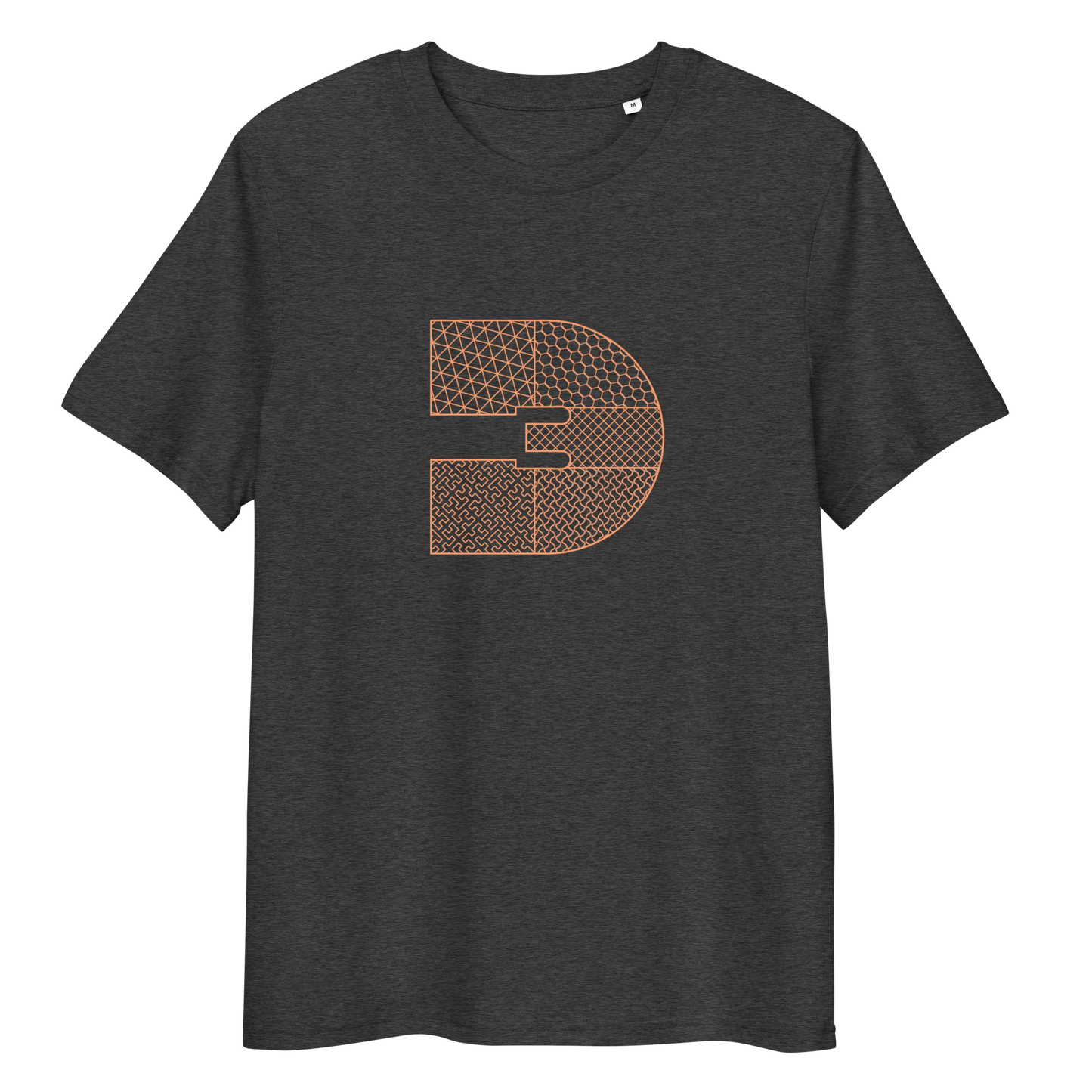 Infilled 3D Rev Logo (Organic cotton t-shirt)