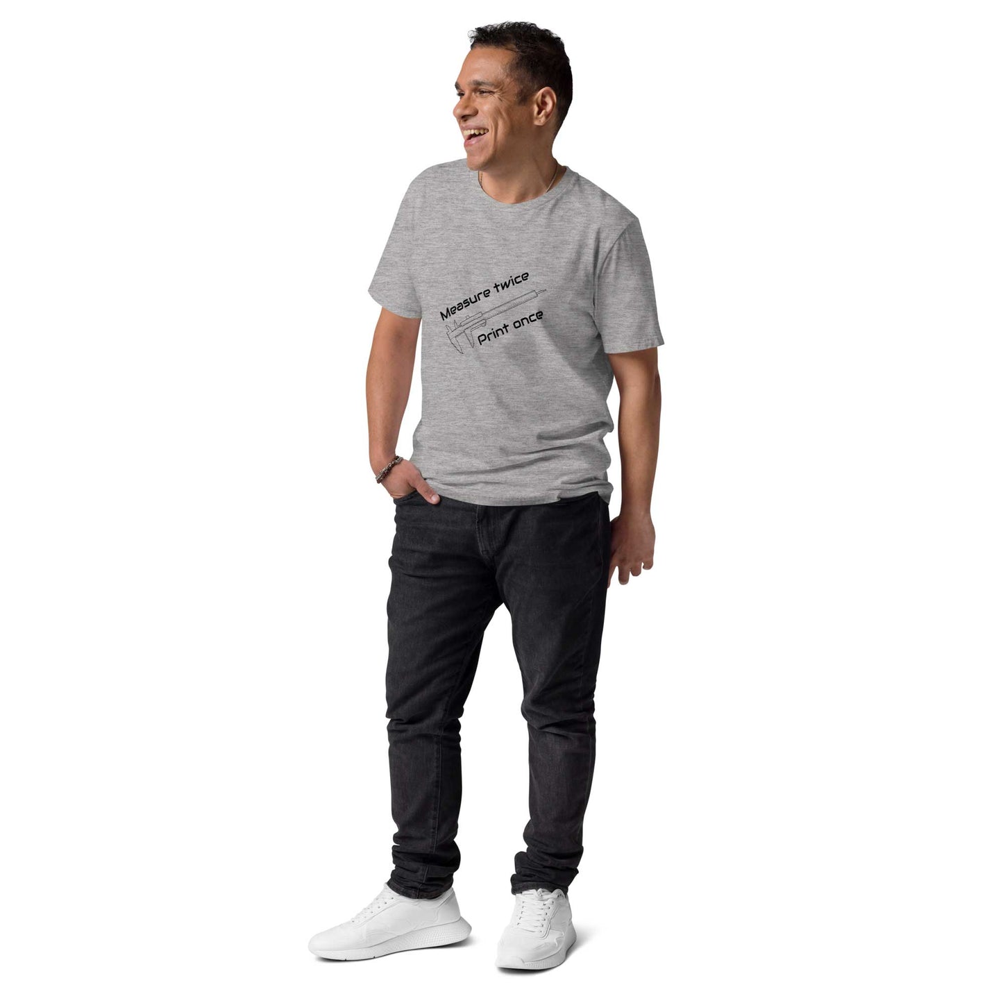 Measure Twice Print Once - Lite (Organic cotton t-shirt)