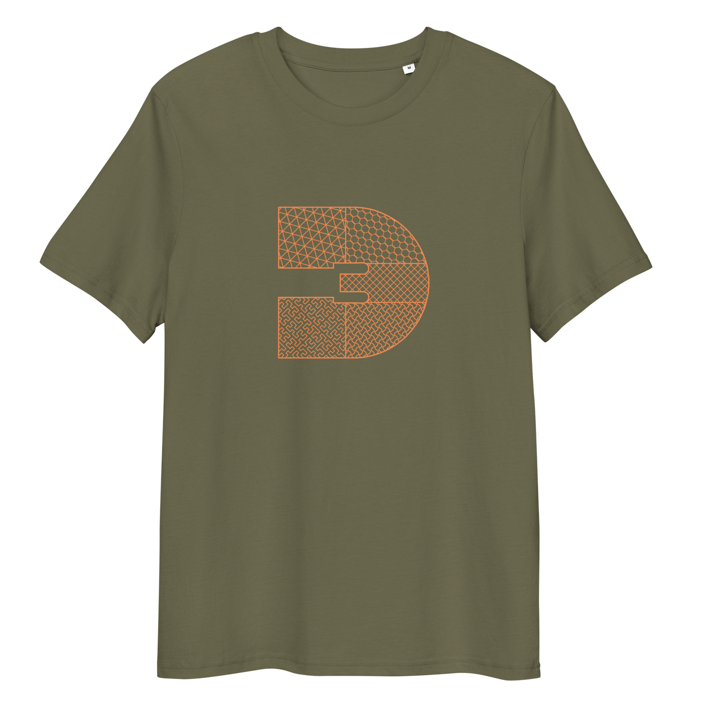 Infilled 3D Rev Logo (Organic cotton t-shirt)