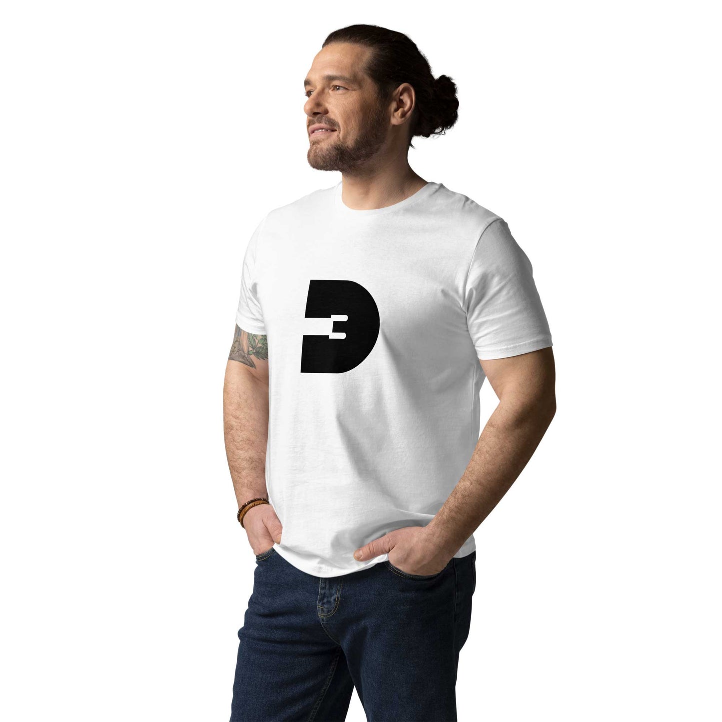 3D Rev Large Format Logo - Lite (Organic cotton t-shirt)