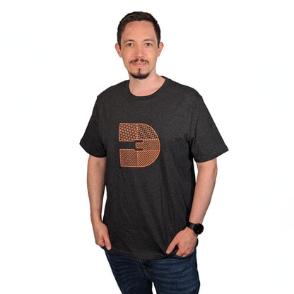 Infilled 3D Rev Logo (Organic cotton t-shirt)