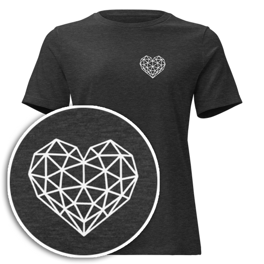 Geometric Love Heart [Lite] (Women's Relaxed T-Shirt)