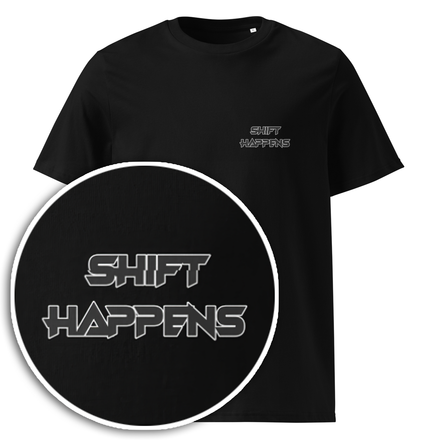 Shift Happens [Unisex organic cotton t-shirt)