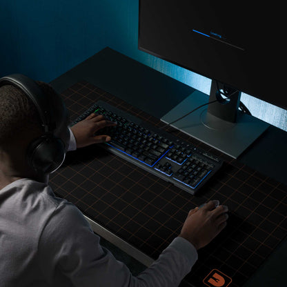 Design Grid - Gaming Mouse & Keyboard Pad