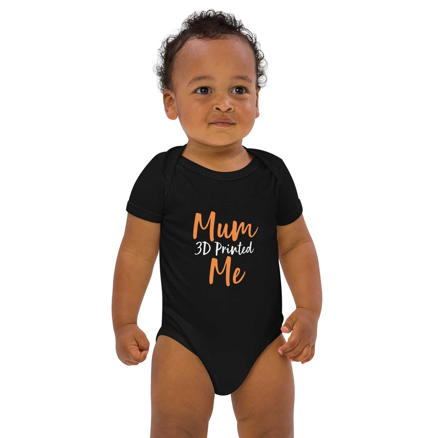 Mum 3D Printed Me (Organic cotton baby bodysuit)