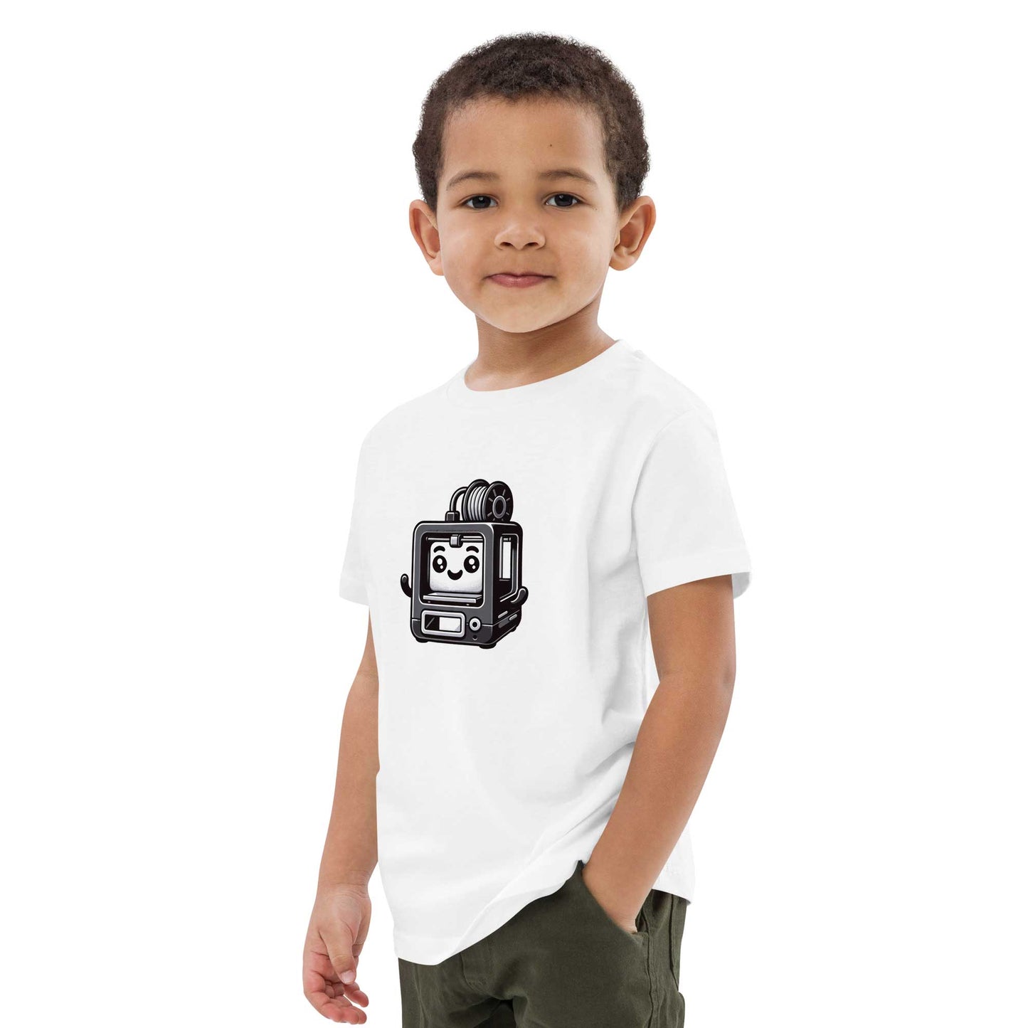 Happy Printer (Organic cotton kids t-shirt)