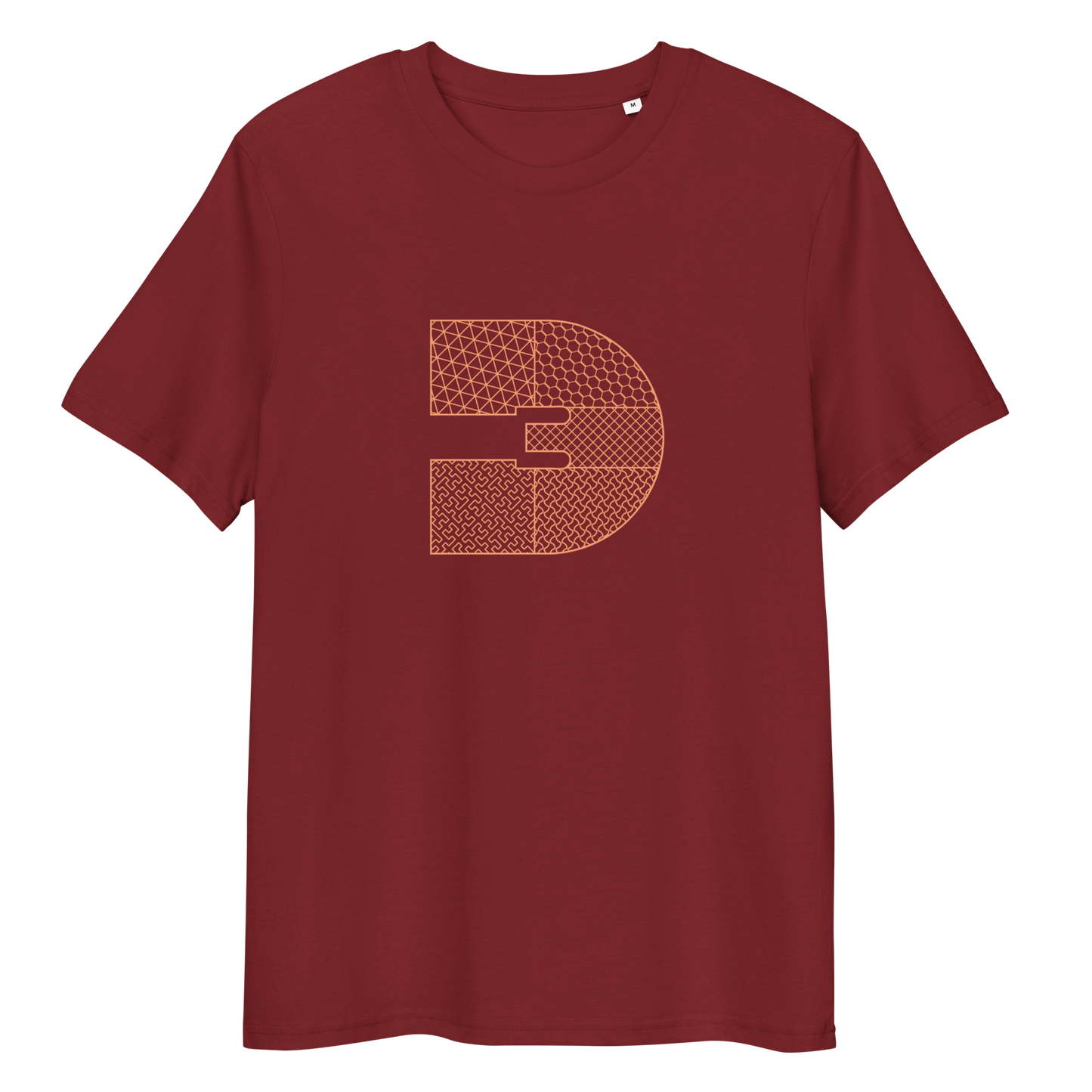 Infilled 3D Rev Logo (Organic cotton t-shirt)